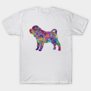 Shar Pei dog watercolor T-Shirt